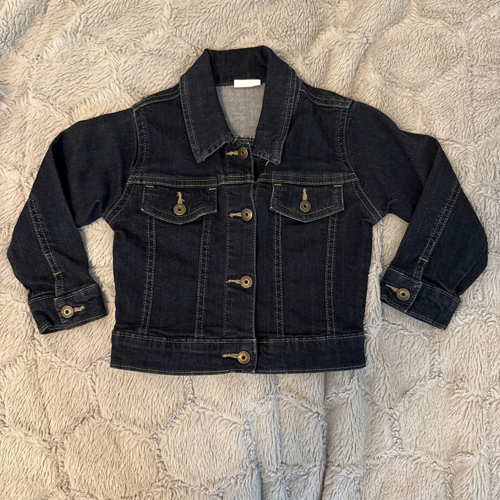 Wrangler Jean jacket dark wash 24month toddler/baby unisex